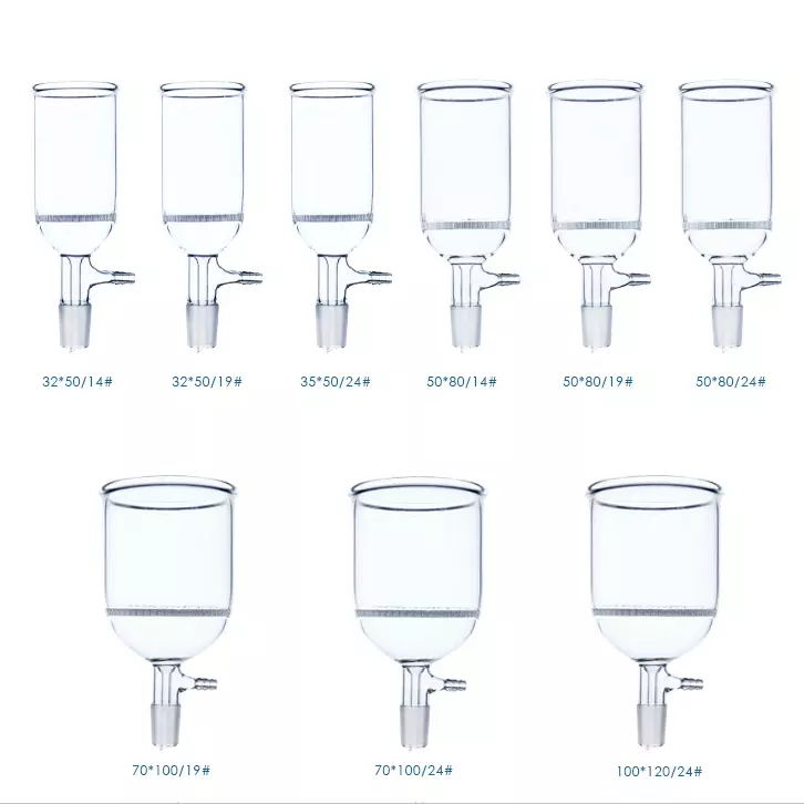 cylinder transparent high temperature resistant borosilicate glass filter water bottle chemistry laboratory equipment 6 cylinder transparent high temperature resistant borosilicate glass filter water bottle chemistry laboratory equipment 6